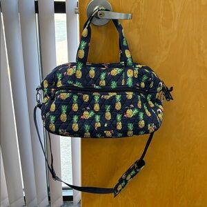 Vera Bradley RETIRED Quilted Cotton Travel Bag.